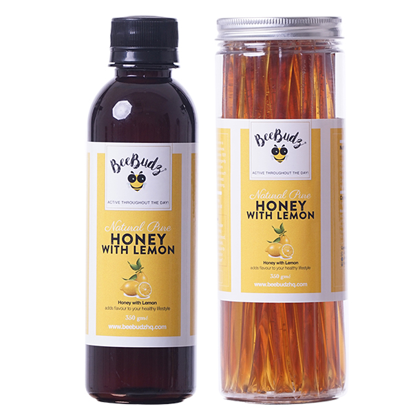 BeeBudz® Mix Combo – 1x Pure Wildflower Honey in Bottle & 1x Pure Wildflower Honey in Canister