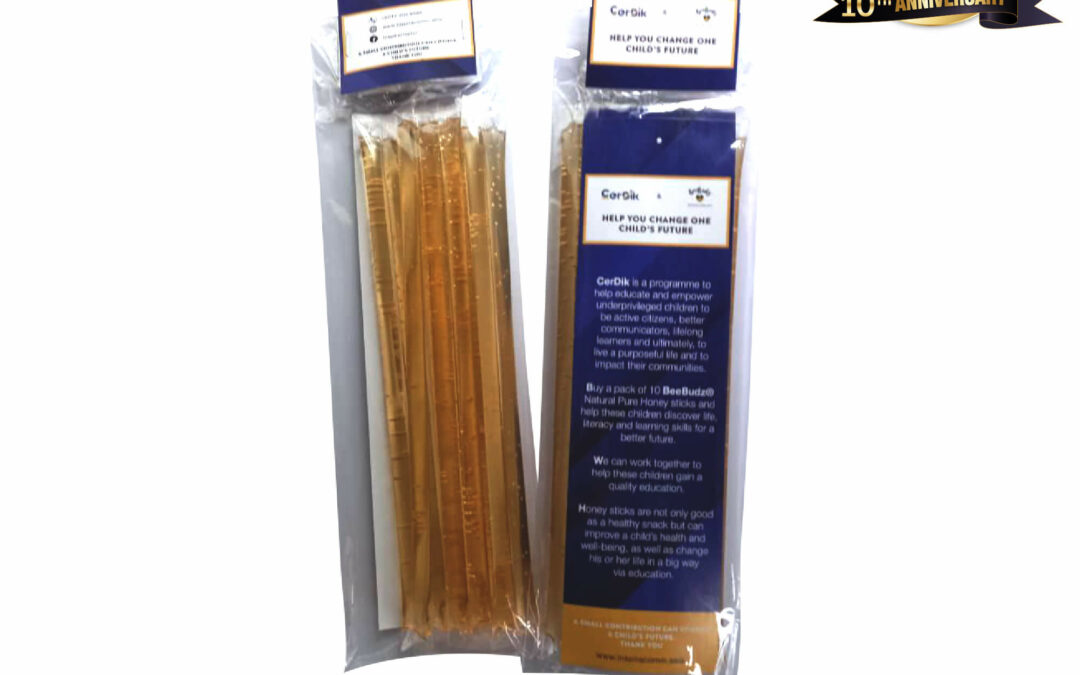 BeeBudz® x InspiraComm Pure Honey Sticks for Cerdik Programme